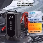 GKFLY 4 u 1 Auto Startni Uređaj sa Kompresorom – 2000A, 16000mAh, Prenosna Baterija, Inflator, LED Svetlo - Slika 3