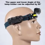 LED Lampa za Kampovanje i Planinarenje sa Senzorom Pokreta – XPG + COB - Podesivi Fokus i USB Punjiva - Slika 4