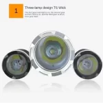 LED čeona lampa sa zumom i punjivom baterijom – Kampovanje, ribolov, planinarenje - Slika 3