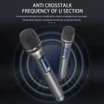 Bežični Mikrofon UHF Profesionalni Ručni Dinamički Mikrofon za Karaoke, Žurke, Crkve i Prikaze - Slika 5