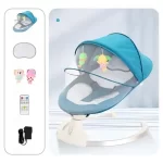 Njihalica - Automatska baby ležaljka za uspavljivanje – električna kolevka i ljuljaška za bebe - Slika 5