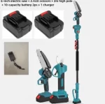 Makita 2u1 aku set: testera + makaze za živu ogradu sa teleskopskom drškom i dve 88 V baterije - Slika 2