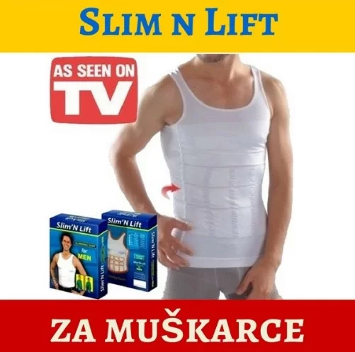 Slim N Lift steznik za muškarce – muška potkošulja za oblikovanje tela i sakrivanje stomaka Slim N Lift steznik za muškarce – muška potkošulja za oblikovanje tela i sakrivanje stomaka
