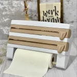 Zidni 3-u-1 držač za foliju, providnu foliju (svefon) i papirne ubruse