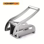 Set od Nerđajućeg Čelika za Sečenje Povrća, Voća i Pomfrita u Jednom - Slika 2