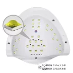 SunX6Max 256W Profesionalna UV LED Lampa za Nokte – Brzo Sušenje i Punjenje + Držač za Telefon - Slika 3