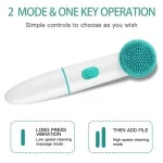 Silikonska Četka za Čišćenje Lica – 2 u 1 Vibraciona Masaža i Dubinsko Čišćenje - Slika 3