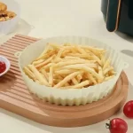 Silikonska posuda za air fryer – otporna na toplotu, nelomiva, sa ručkom - Slika 4