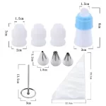 Sveobuhvatan 66-delni set za ukrašavanje torti – za kreativno i precizno dekorisanje - Slika 5