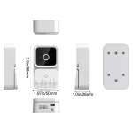 Tuya bežično pametno video zvono sa 2.4G WiFi, noćnim vidom, 2-kanalnim audio sistemom i cloud storage opcijom za sigurnost doma - Slika 6