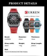 CURREN 8438 – Moderan muški sat za svakodnevni stil - Slika 6