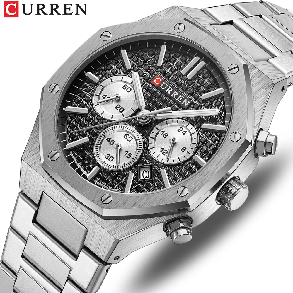 curren-8440-sivo-crni-sat Prikaz Curren 840 sivo-crnog sata.